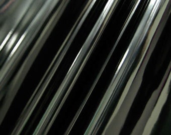 Solid Color Poly Vinyl Fabric (Black) | (2 Way Stretch/Per Yard)