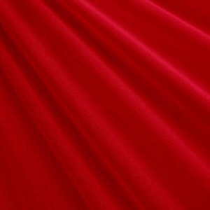 Stretch Sheer Mesh Fabric (Cherry Red)  |  (4 Way Stretch/Per Yard)