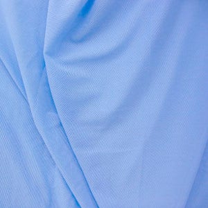 Stretch Sheer Mesh Fabric (Sky Blue) |  (4 Way Stretch/Per Yard)