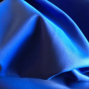Matte Finish Milliskin Nylon Spandex Fabric (Royal Blue)  |  (4 Way Stretch/Per Yard)