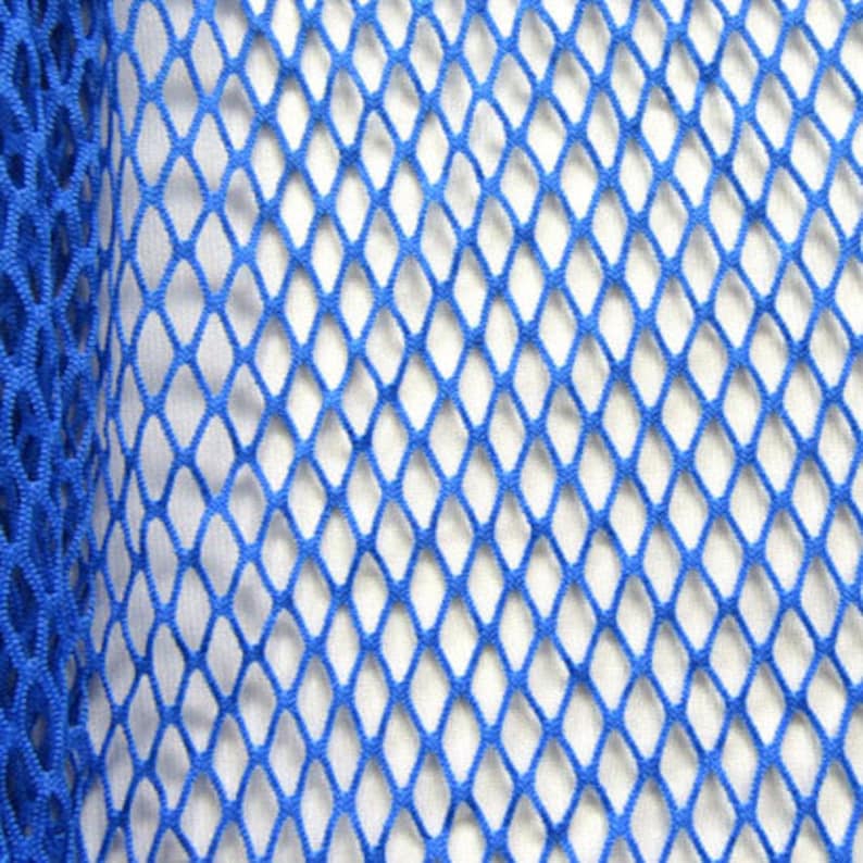 Colorful Diamond Fishnet Fabric (royal Blue) | (4 Way Stretch/per Yard ...