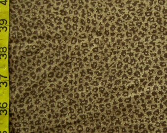 Leopard Print on Poly Spandex Fabric |  (4 Way Stretch/Per Yard)