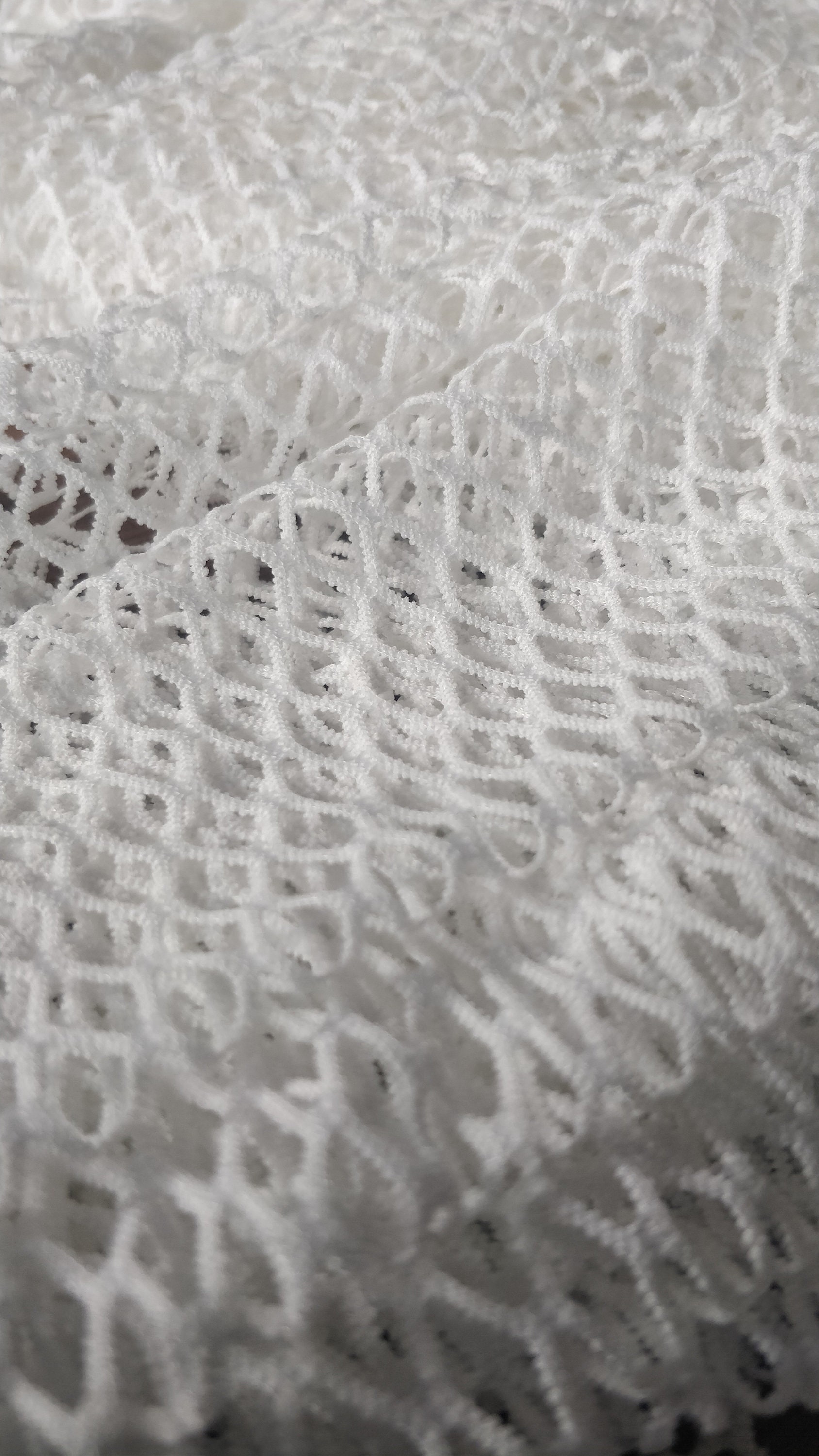 Solid Fishnet Mesh Fabric (white) | (4 Way Stretch/per Yard) - Etsy