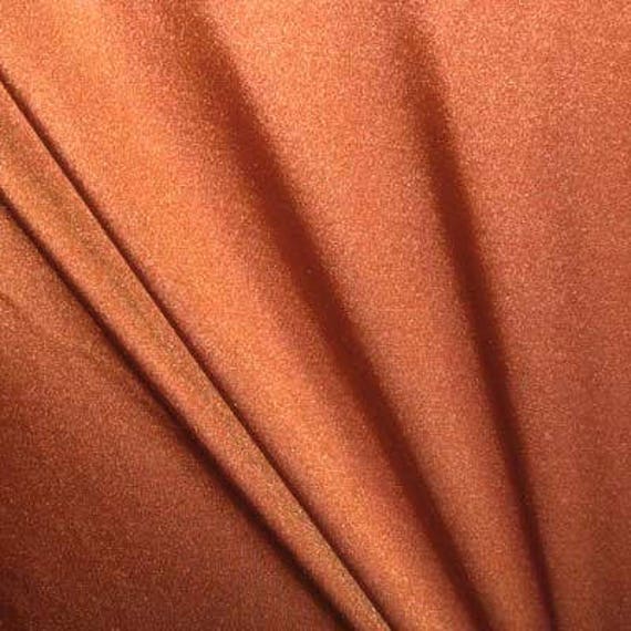 Copper Luxury Nylon Spandex Fabric By The Yard