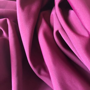 Matte Finish Milliskin Nylon Spandex Fabric (Wine) |  (4 Way Stretch/Per Yard)