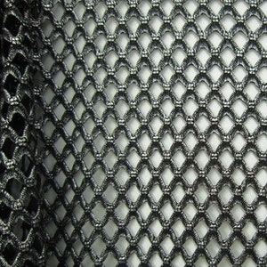 Metallic Cabaret Mesh with Big Holes Fabric  |  Multiple Colors | (2 Way Stretch/Per Yard)