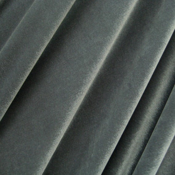 Stretch Velvet Fabric - Black / Yard Many Colors Available