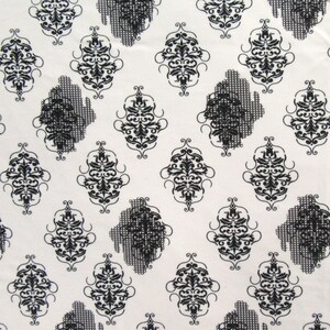 Abstracte print op poly spandex stof | (4-way stretch/op maat geknipt)