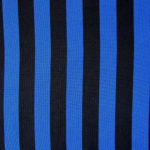 Strisce da 1&quot; su tessuto a rete in poliestere (blu corona) / (elastico in 4 direzioni/tagliato su misura)