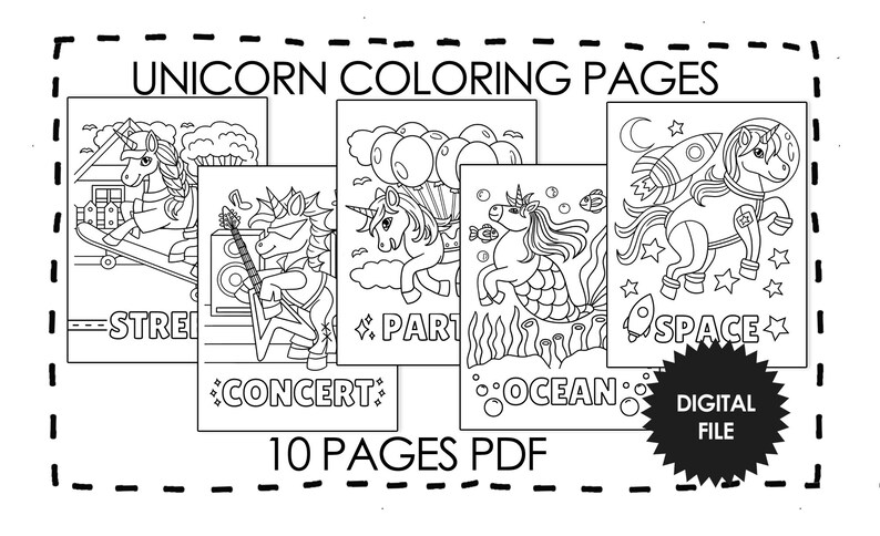 Unicorn Coloring Pages For Kids Pony Coloring Book Activities For unicorn-coloring-pages-for-kids-pony-coloring-book-activities-for