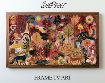 Herbstliche TV-Kunst: Maximalismus | Sofortiger digitaler Download