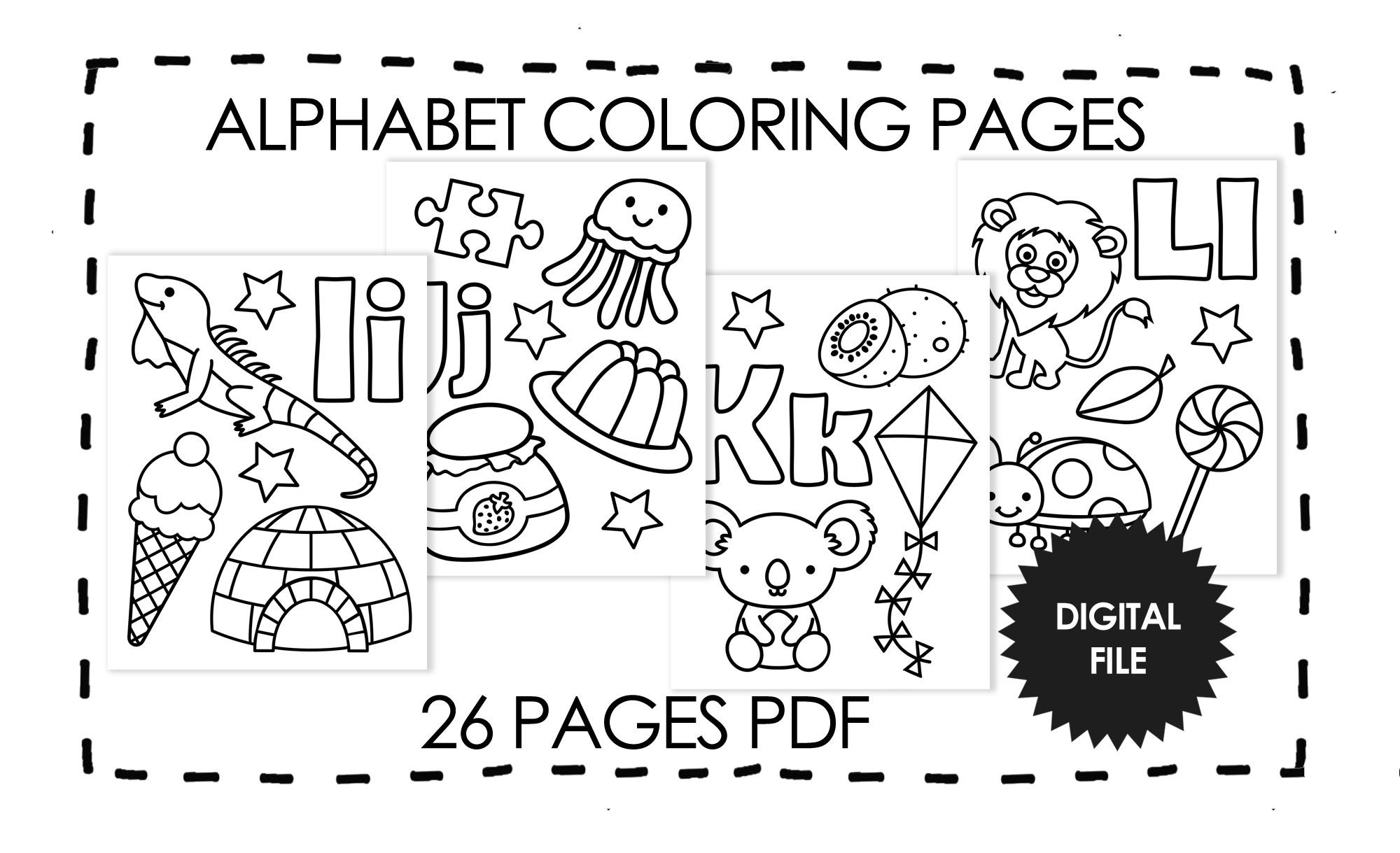  ABC Coloring Books for Toddlers: Number and ABC a Child's First  Alphabet Book Coloring Set for Kids Ages 2-4, Number and Letter Books  (coloring book for kids): 9781695967526: Mandalas, Daniel: Books