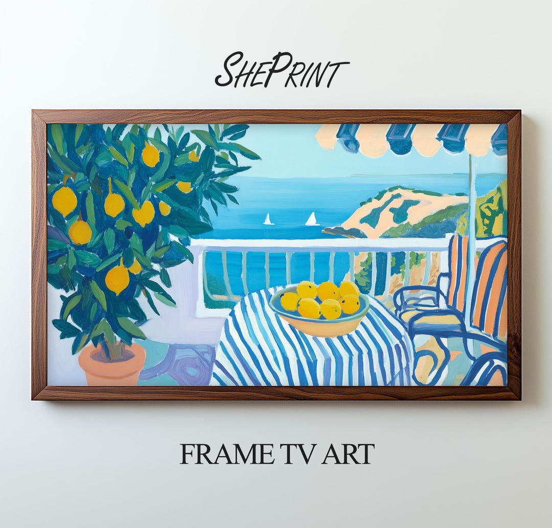 Mediterranean Dream View Samsung Frame TV Art | 3840x2160 Pixels JPEG ...