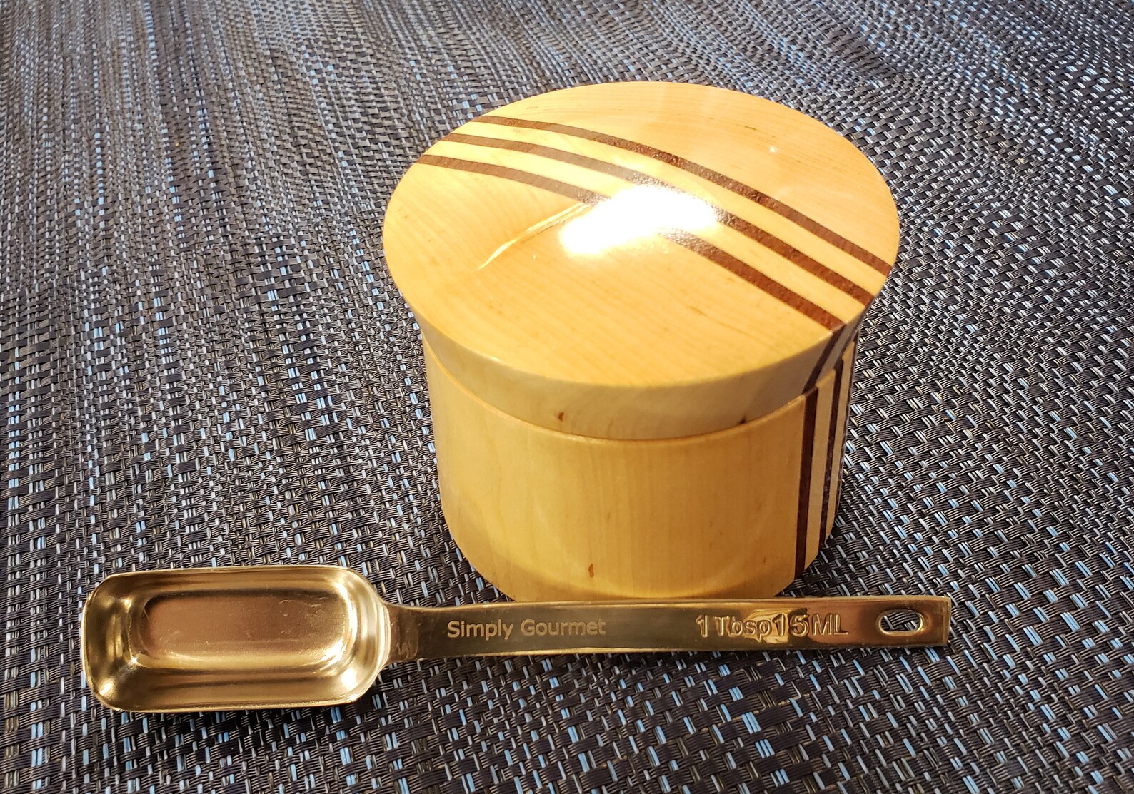 Handmade Lidded Salt Cellar Counter top Kosher salt Etsy