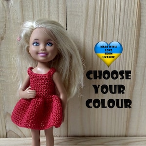 Chealsea doll clothes - Chealsea doll dress - Choose Your colour