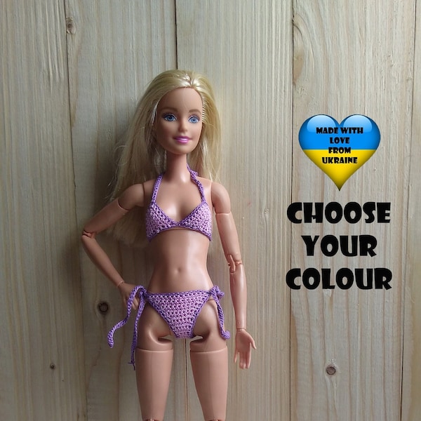 11 inch Fashion doll swimsuit - Choose your colour