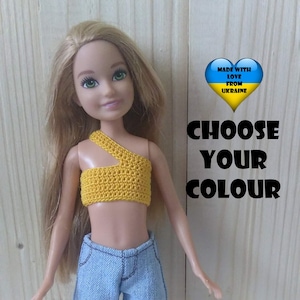 Stacie doll top - Clothes for Stacie doll - Choose your colour