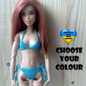 Swimsuit for 11.5 inch fashion doll - Clothes for Fashion dolls - Choose your colour