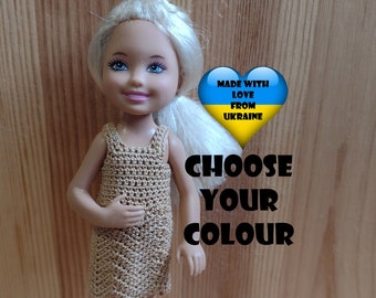 Chealsea Puppenkleidung - Chealsea Puppenkleid - Farbe wählen
