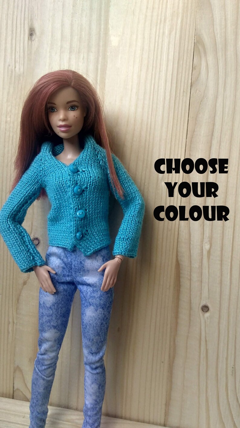 Barbie doll clothes Barbie doll hooded sweatshirt Choose Etsy