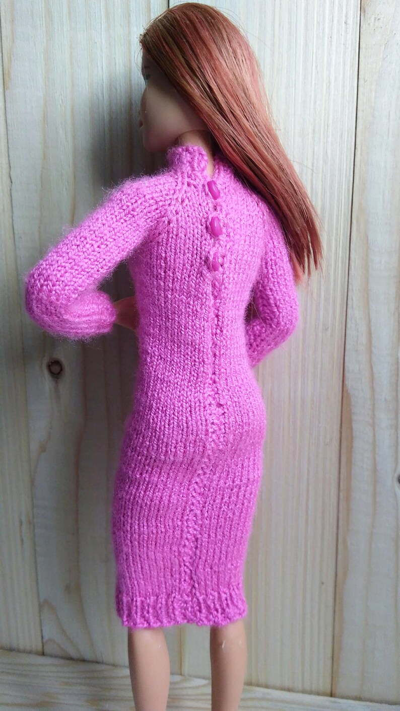 Barbie doll clothes Barbie doll long winter dress Choose | Etsy