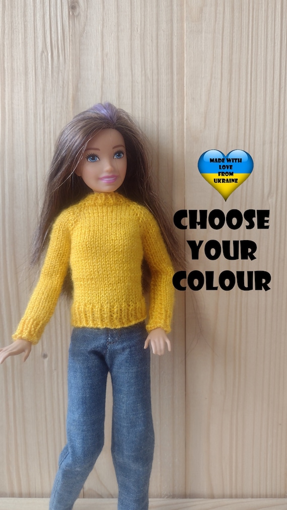 Skipper Doll Clothes Skipper Doll Sweater Choose Your Colour 