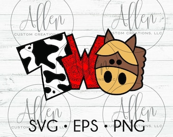 Barnyard Two SVG, segundo aniversário do Barnyard, animais do Barnyard, arquivo de corte do Barnyard