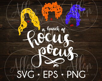 Um monte de Hocus Pocus SVG, arquivo de corte Hocus Pocus, Hocus Pocus, arquivo de corte de Halloween