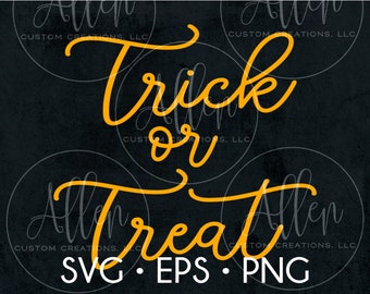 Doces ou travessuras SVG, Arquivo de corte de doces ou travessuras, Doces ou travessuras, Halloween svg, Arquivo de corte de Halloween