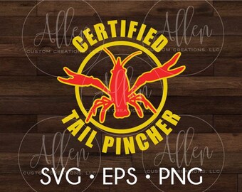 SVG de lagostins, SVG de pinça de cauda certificado, Pincher de cauda certificado, arquivo de corte de pinça de cauda certificado, arquivo de corte de lagostins, SVG de lagostins