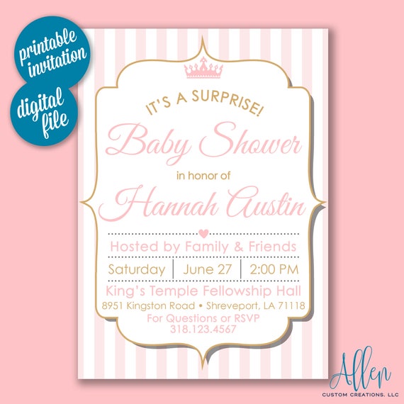 surprise baby shower