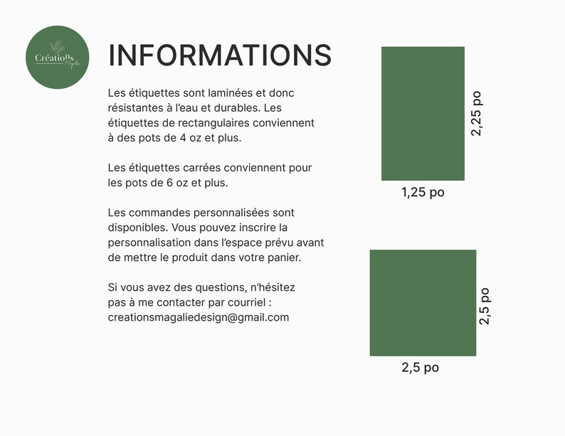 FRANÇAIS Étiquettes d'organisation minimalistes personnalisables pour pots d'épices et garde-manger résistantes à l'eau faites au Québec image 8