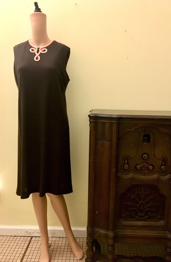 1950s Straight Line Dress