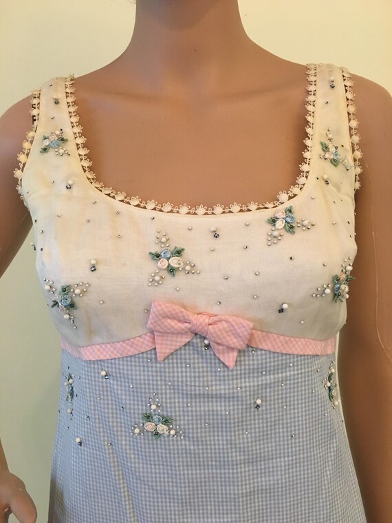 70s Adorable Beaded Dress - image 2