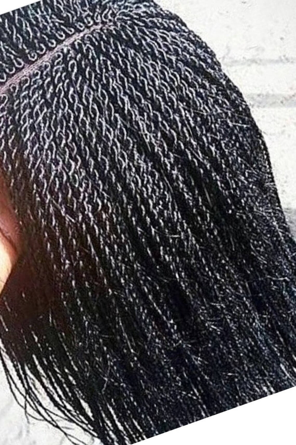 100 Human Hair Braided Wigs Etsy