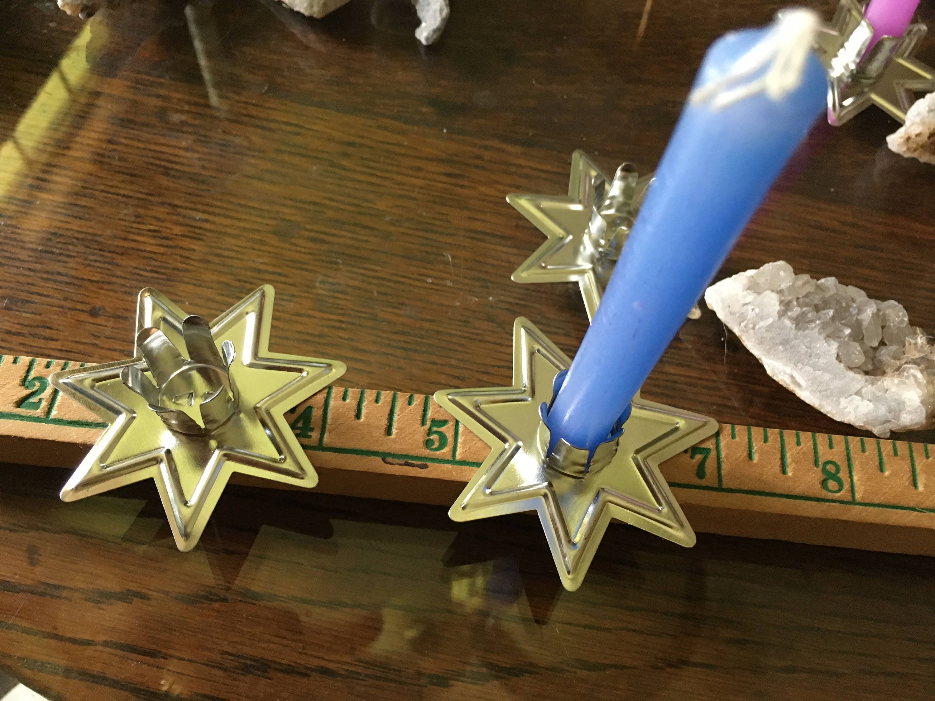 CHIME CANDLE HOLDERS 5 piece set Silver Finish Made in Etsy