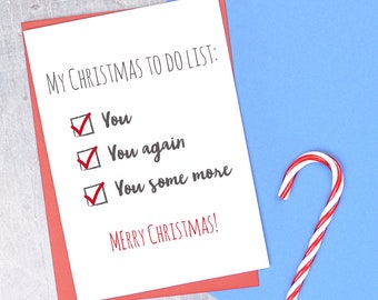 funny christmas to do list card card for boyfriend or girlfriend cheeky christmas card for husband or wife - What Do I Get My Boyfriend For Christmas funny christmas to do list card card for boyfriend or girlfriend cheeky christmas card for husband or wife - What Do I Get My Boyfriend For Christmas