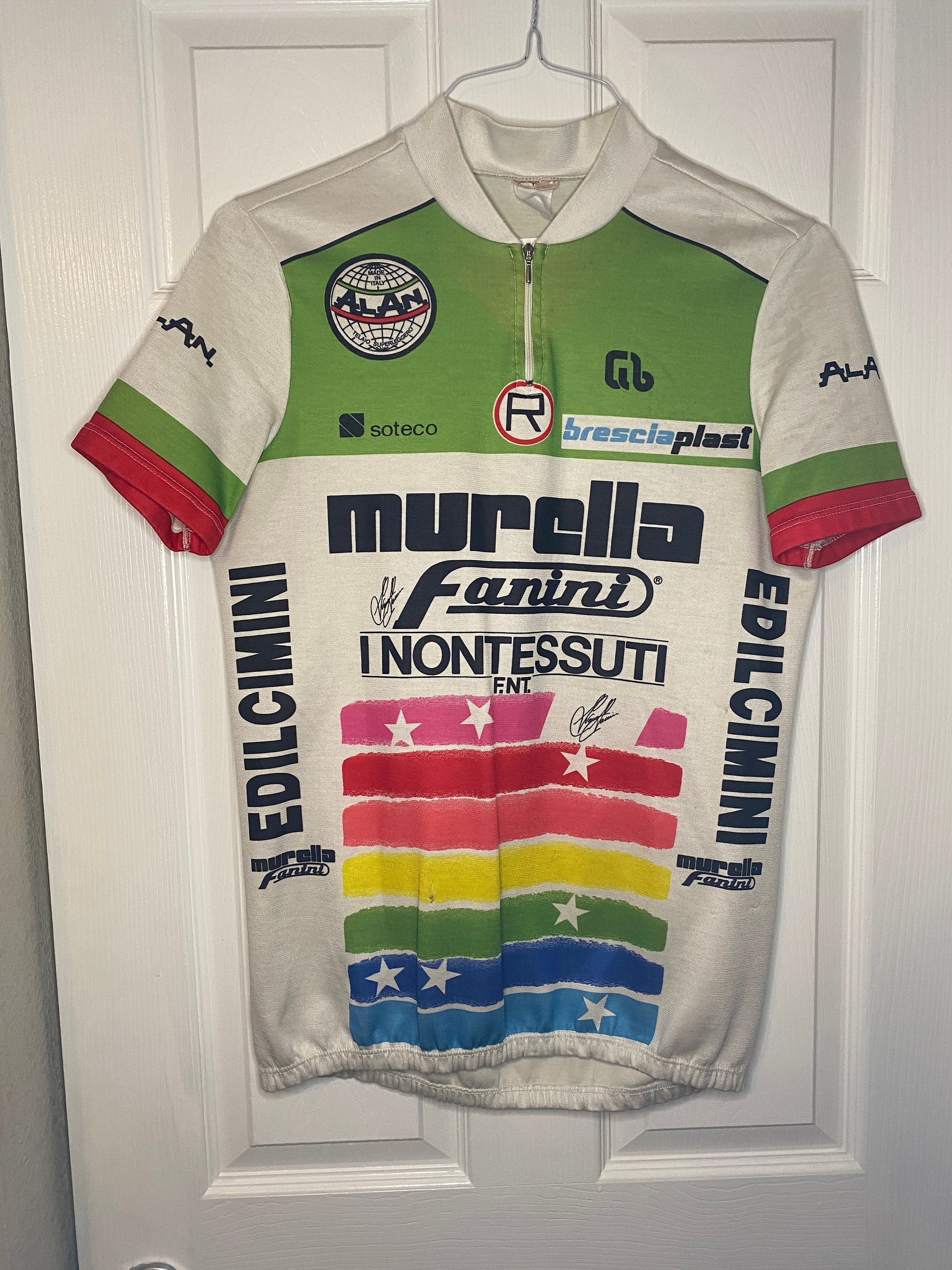 Vintage 80s Murella Fanini Italian Cycling Jersey - Etsy 日本