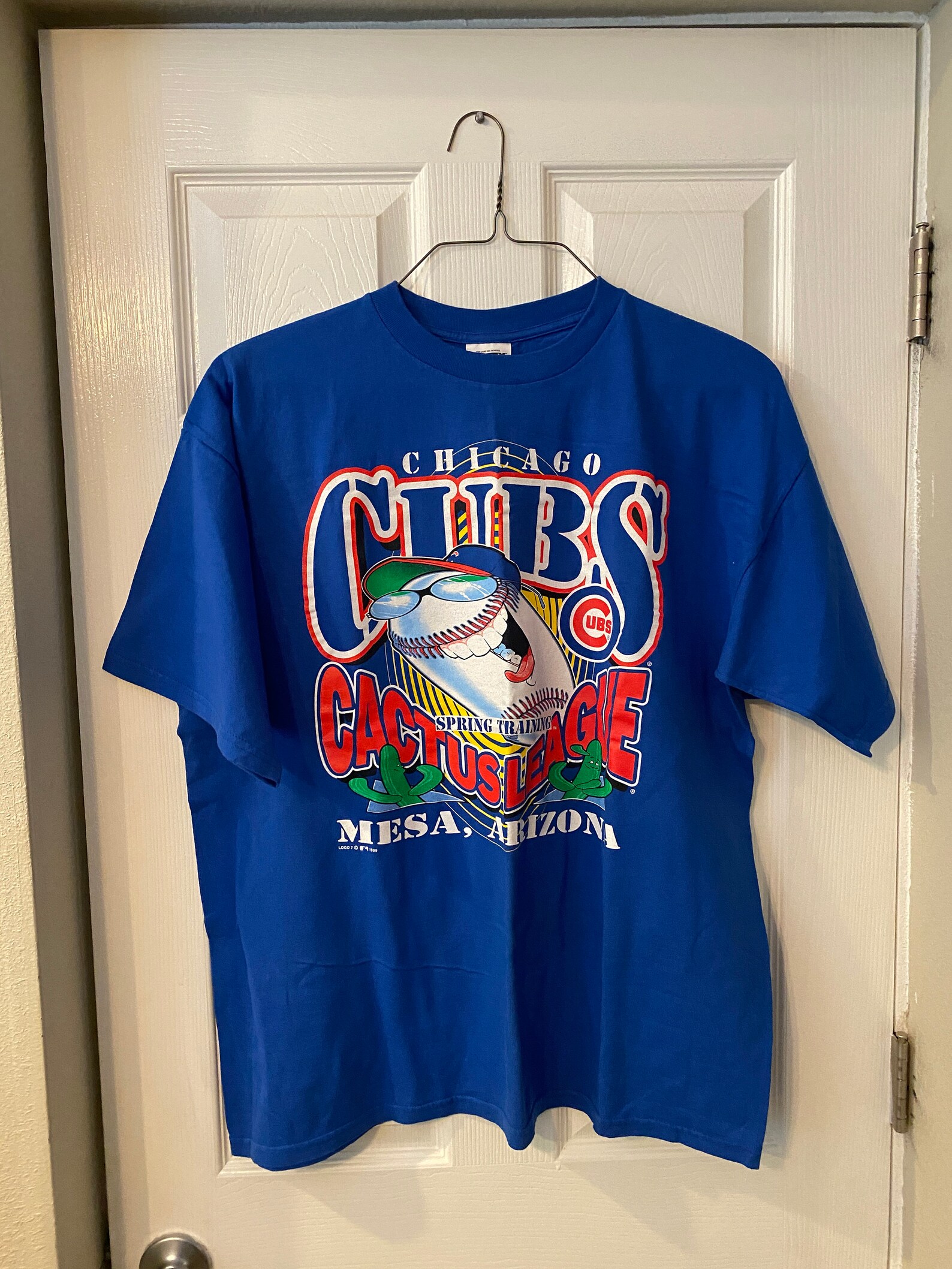Vintage 90s Chicago Cubs Cactus league Mesa Az Tshirt Etsy