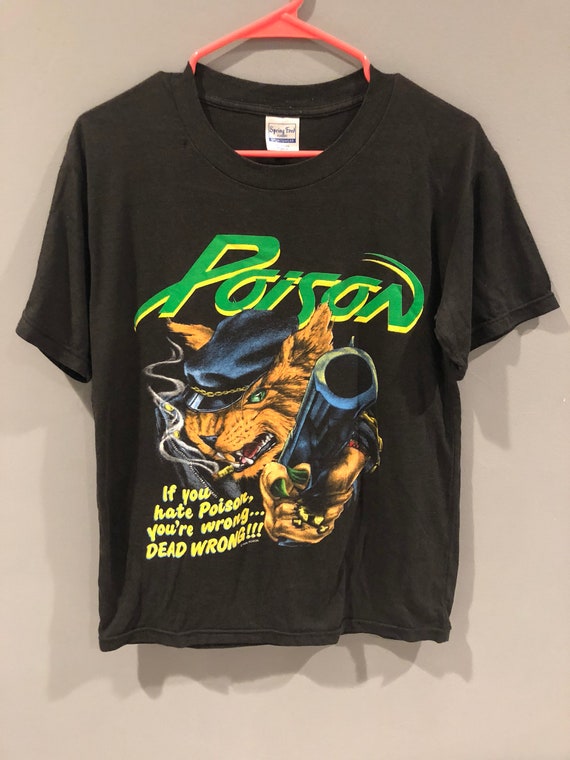 poison band shirt
