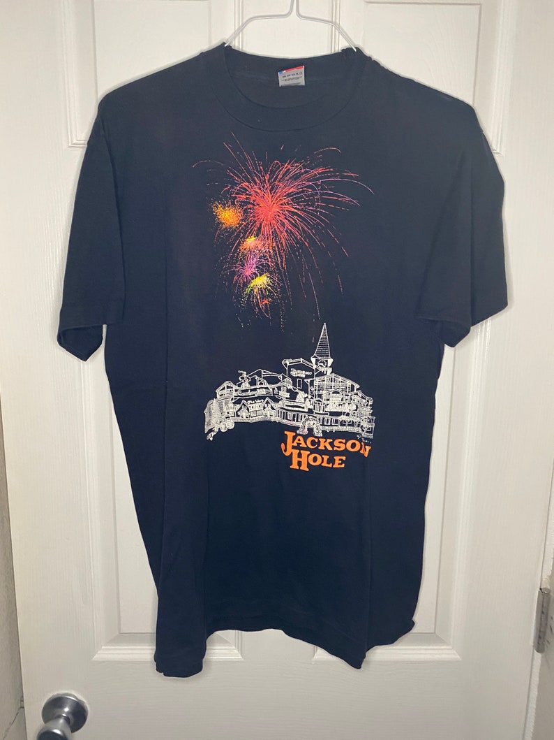 Vintage 90/'s Jackson Hole Fireworks t-shirt