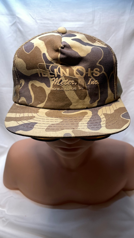 Casquette Snapback Vintage Luckey Trucking Années 80 - Trèfle à 4 Feuilles Streator Illinois - Neuve Sans étiquette