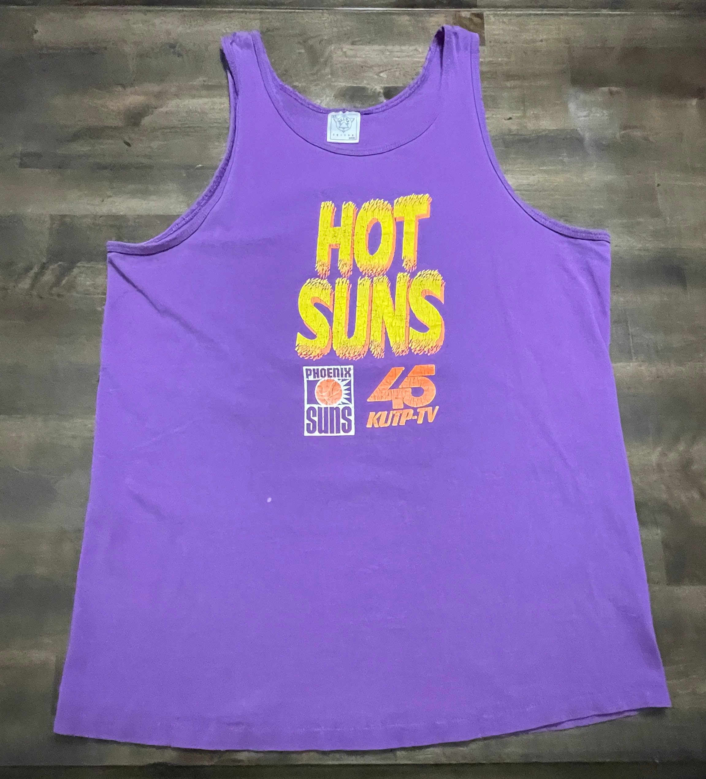 Vintage 1993 Phoenix Suns NBA Graphic Tank Top Shirt / Made In USA / S –  LOST BOYS VINTAGE
