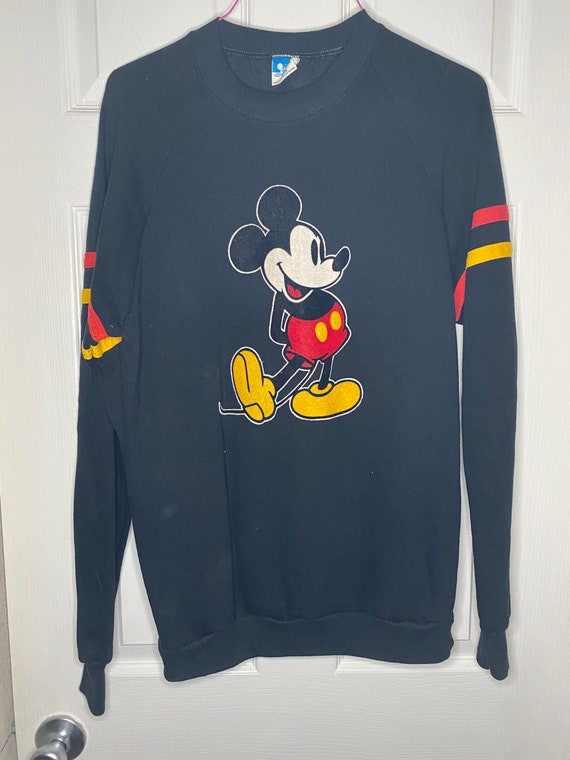Vintage 90s Disney Black Mickey Mouse 