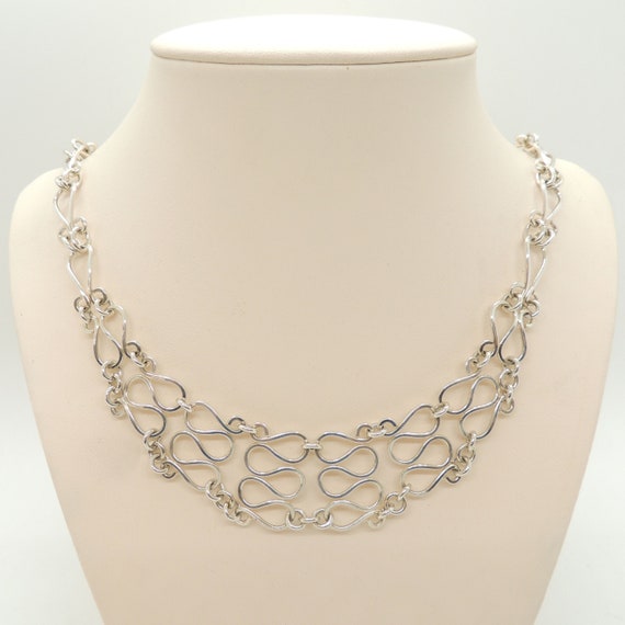 Sterling Silver Chain Necklace Vintage