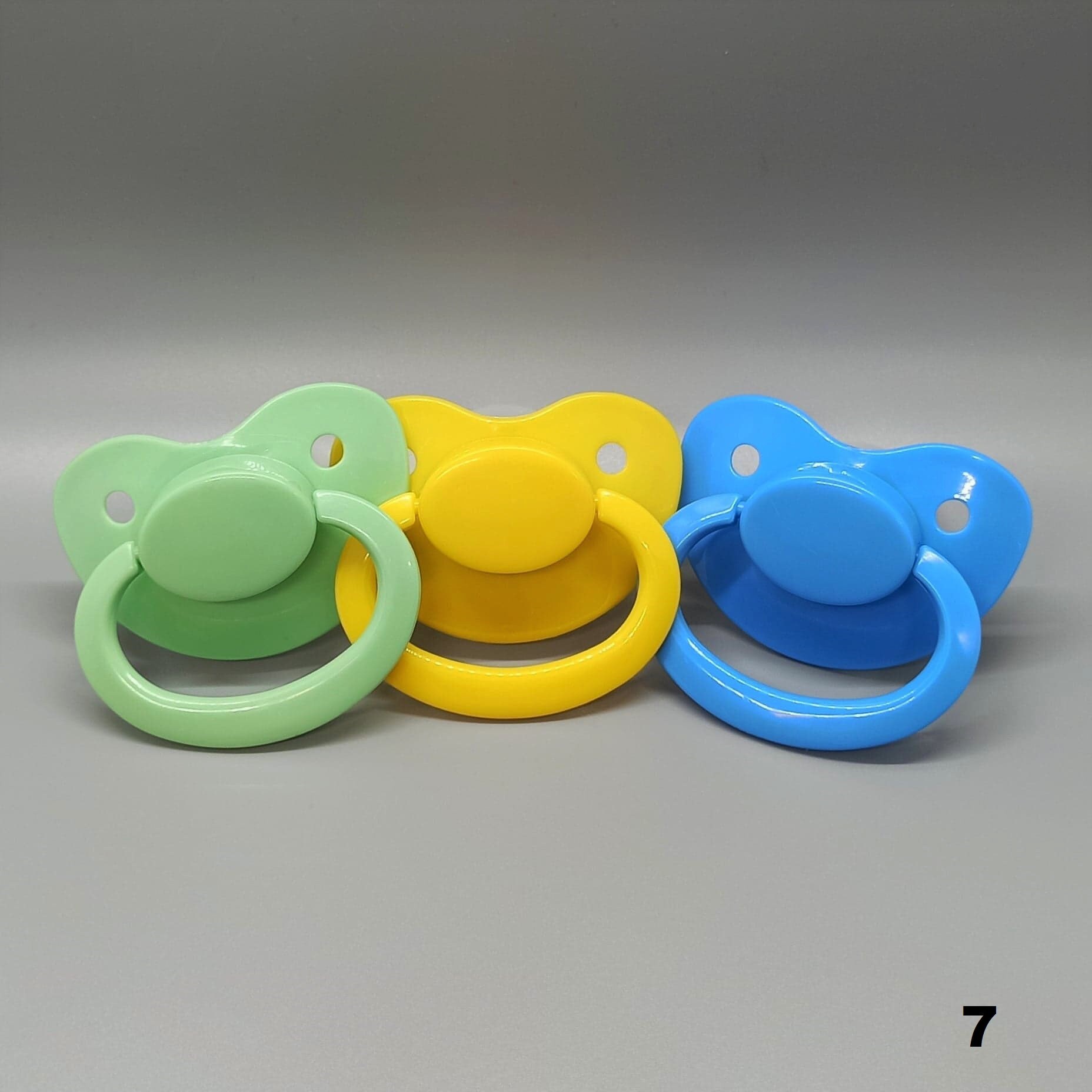 ADULT Pacifier 3 pack Adult Pacifiers ABDL pacifier DDLG Etsy