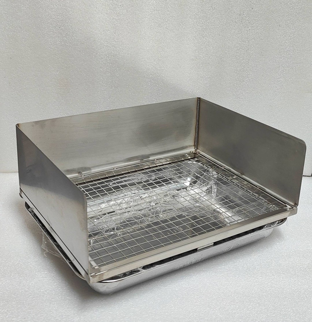 Stainless Steel Scatterless Flipping Lock Litter Box Pan With