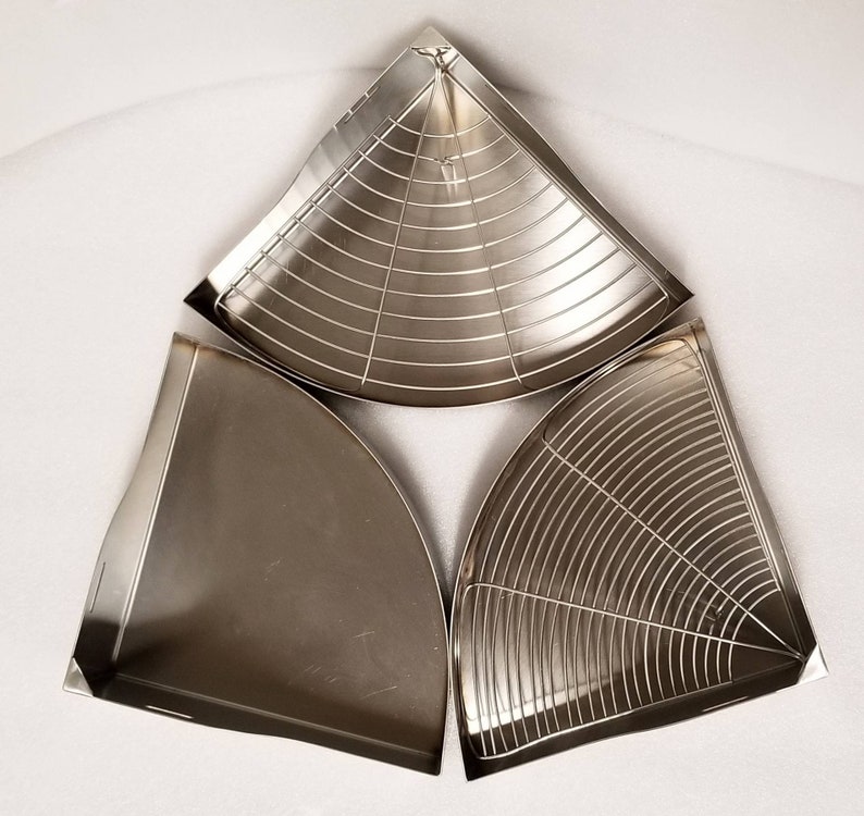 Stainless Steel Scatterless Corner Litter Box Pan for Small Etsy