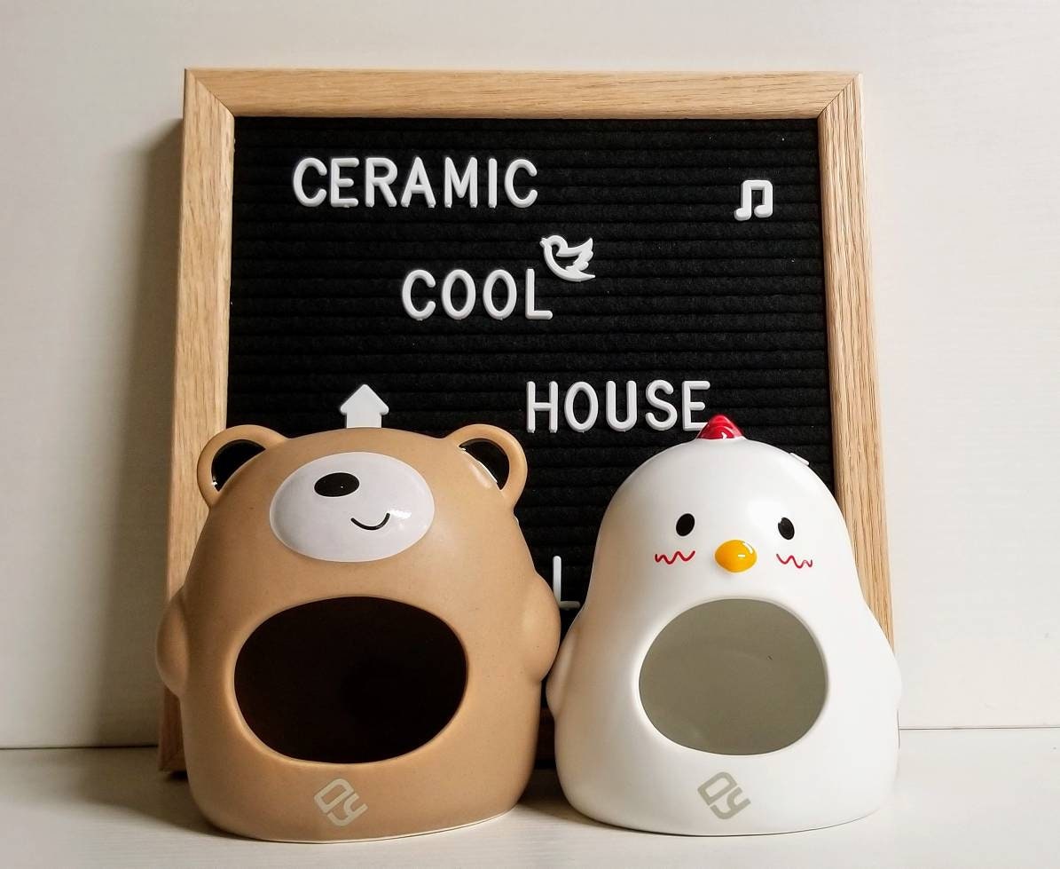 ceramic hamster house