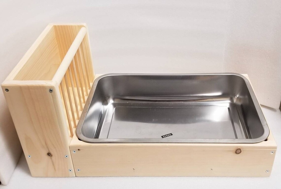 MediumLarge Size Two Way Stainless Steel Rabbit Litter Box Etsy
